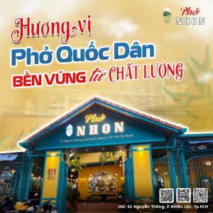 Phở ngon quận 3 - Phở NHON phở gà trống thiến