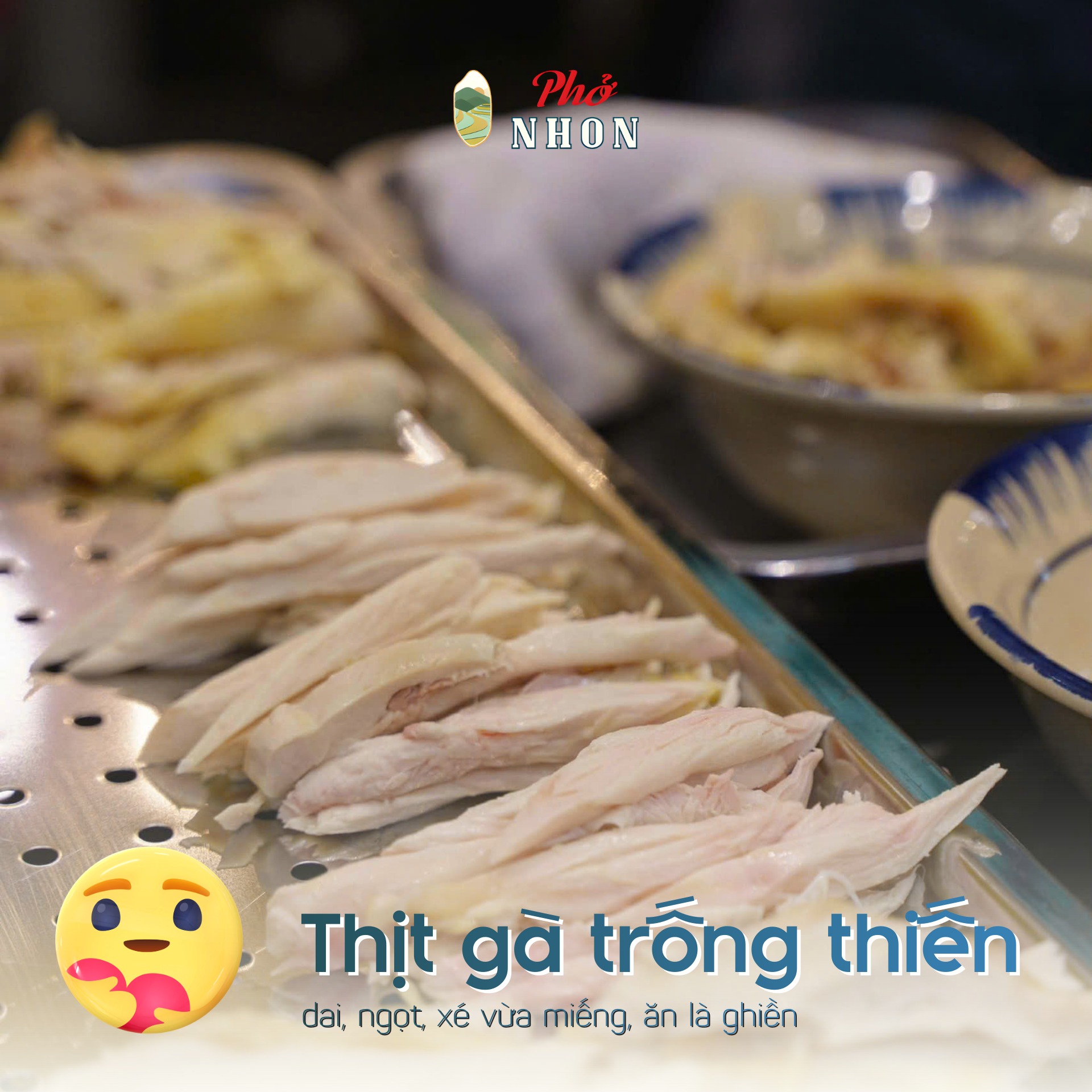 Thịt gà trống thiến ngon - Phở NHON